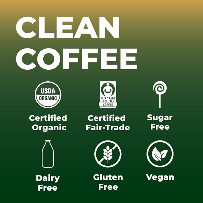 Shroomi Award-Winning Mushroom Focus Coffee - 16000mg Lions Mane Blend | Organic Brain Coffee Ground with Reishi and Chaga | Mental Clarity and Calm Energy | Dark Roast for Deep Focus | 10oz