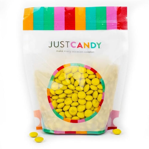 375pcs Yellow Milk Chocolate Coated Bulk Candy (12oz 375pcs) Baby Shower Bridal Shower Birthday Wedding Party Favors