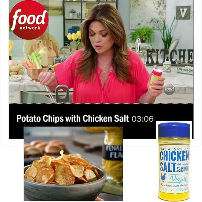 JADA Spices Chicken Salt Spice and Seasoning - Original Flavors 3 PACK - Vegan Keto &amp Paleo Friendly - Perfect for Cooking BBQ Grilling Rubs Popcorn and more - Preservative &amp Additive Fre