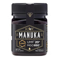 Kiva Raw Manuka Honey Certified UMF 20+ MGO 850+ 100% Pure New Zealand Honey - Non-GMO Traceable Non-Glyphosate (8.8 oz)