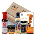 Grill Masters Club Flavor Game Strong BBQ Box | Premium BBQ Spices Sauces and Seasoning for the Ultimate Grill Master | Essential for Cooking Grilling and Smoking | Perfect Grill Gift for Men &amp