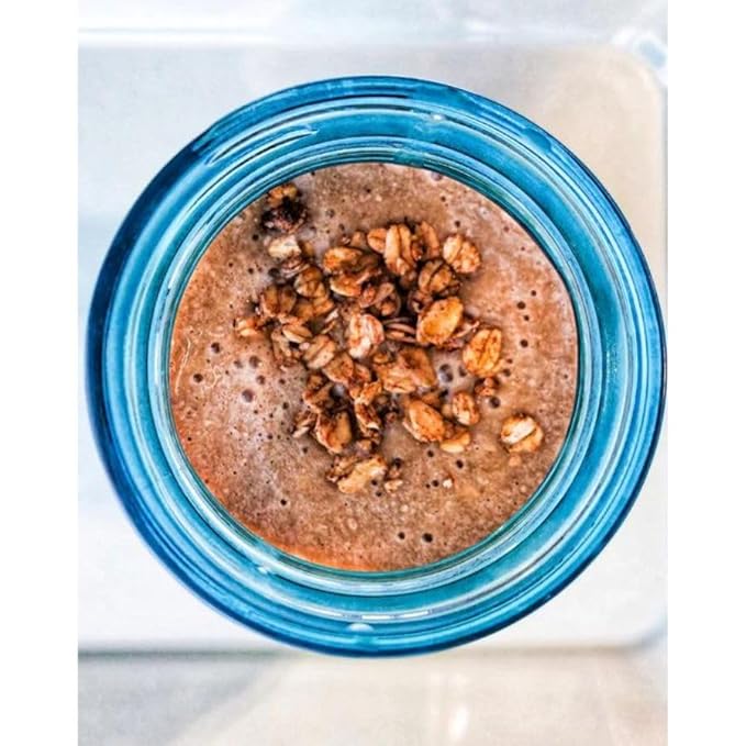 The Gourmet Granola Mocha Granola | Healthy Snack | Gluten Free Soy Free Dairy Free | Adds a Chocolatey Crunch to Yogurt &amp Vanilla Ice Cream | Enjoy Hot or Cold | Nebraska Made | 12 oz Bag | 3 P