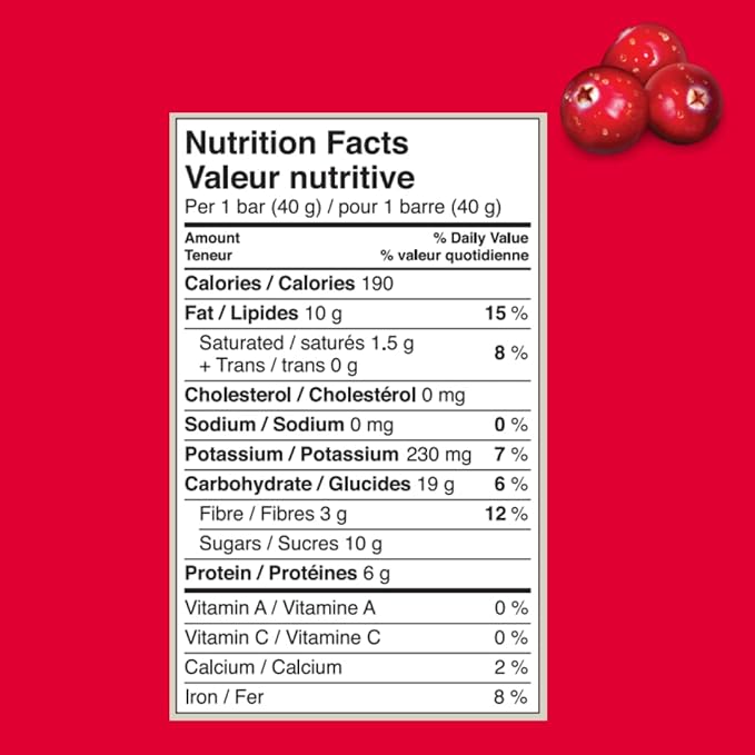 Taste of Nature Organic Peanut Snack Bar - Healthy Gluten Free Non GMO Vegan Snack Bars with Mixed Nuts Fruits and Seeds - 16-Count Snack Pack