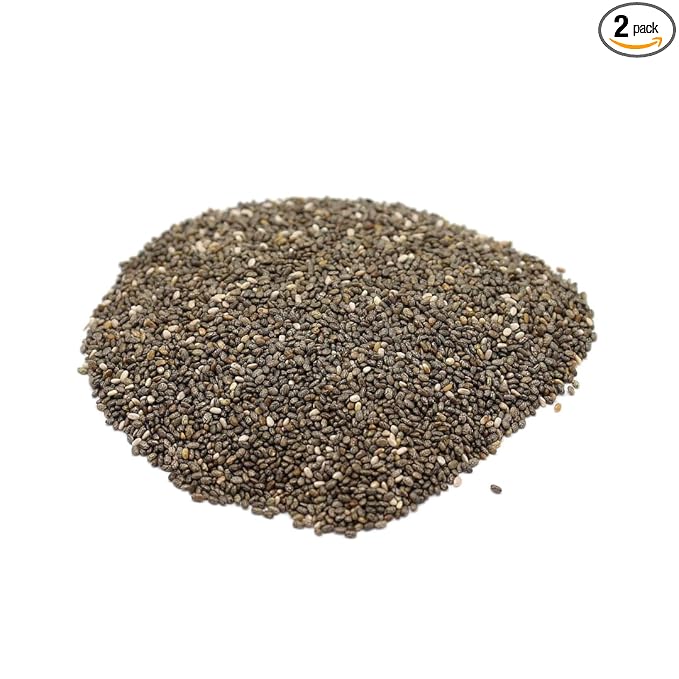 Swift River Organic Black Chia Seeds - 5 LB Pack of 2 Nutrient-Rich for Gourmet Cooking Bulk Supply for Chefs and Culinary Enthusiasts