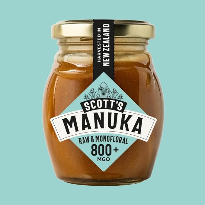 Scott’s Honey Manuka Honey MGO800+ – Raw Natural Certified New Zealand Manuka Honey Lab Tested – 8 oz