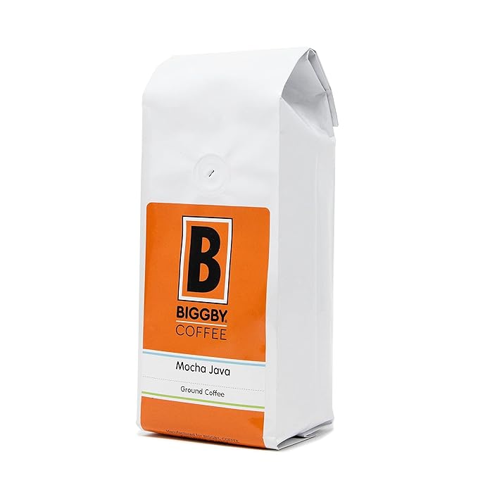 BIGGBY® Mocha Java Ground Coffee 12oz Bag Medium Roast (Pack of 2)