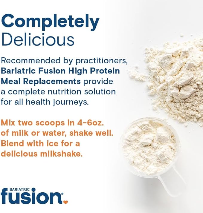 Bariatric Fusion Cappucino Meal Replacement 27g Protein Powder 21 Serving Tub for Bariatric Surgery Patients Including Gastric Bypass and Sleeve Gastrectomy - No Gluten Aspartame or Sugar