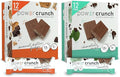 Power Crunch Protein Wafer Bars High Protein Snacks Peanut Butter Fudge 1.4 Ounce (12 Count) and Chocolate Mint 1.4 Ounce (12 Count)