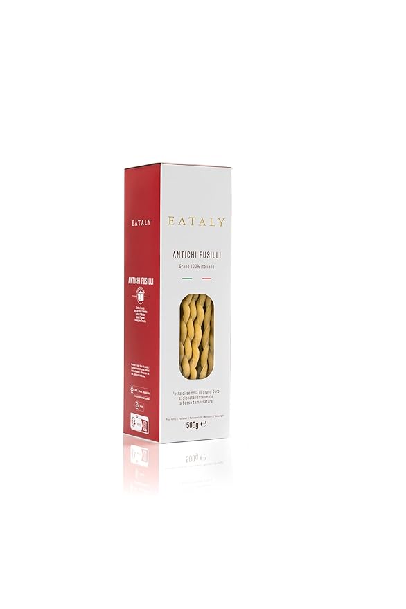 Eataly Dinner for Two Pasta Bundle Pack- Linguini Antichi Fusilli &amp Rigatoni 3-500g (17 oz.) Boxes- 1 Each