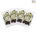 Hardtimes Handcrafted Beef Jerky - Black Pepper Flavor - 4 Pack of 2.25 oz Bags
