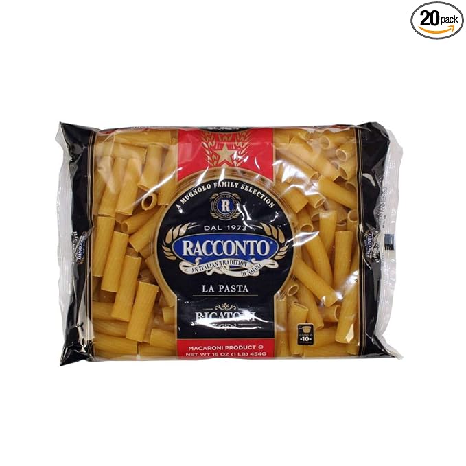 Racconto Pasta Rigatoni 16 Ounce -- 20 per case.