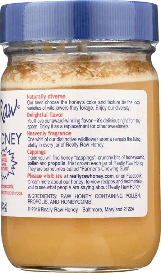 Really Raw Honey Honey 1 lb (453 g) Really Raw Honey Honey 1 lb (453 g) - 2pcs