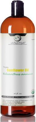 uh*Roh*Muh Organic Sunflower Oil (Virgin) (High Oleic) - 16 fl oz