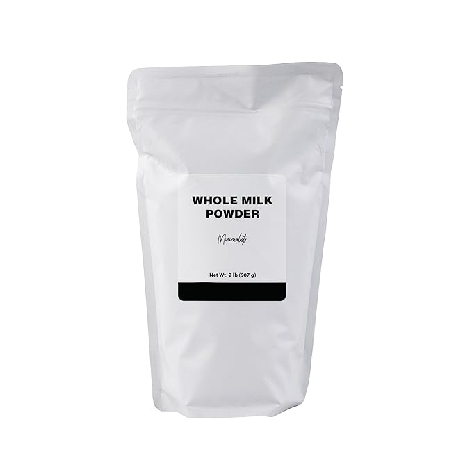 Minimalist Whole Milk Powder Ideal for Baking and Cooking (2 Pound)