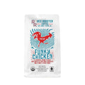 Organic Decaf Funky Chicken - Roasted by Red Rooster Coffee - Freshly Ground Coffee - 12 Ounce Bag