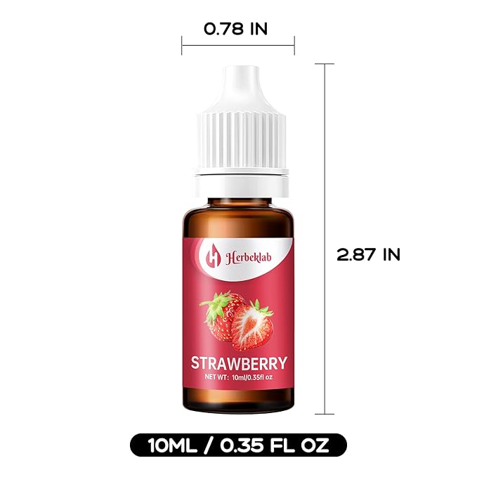 Food Flavoring Oil - Candy Flavoring for Candy Making 5 x 0.35 Fl Oz Concentrated Extracts and Flavorings for Baking Lip Gloss Cakes Desserts