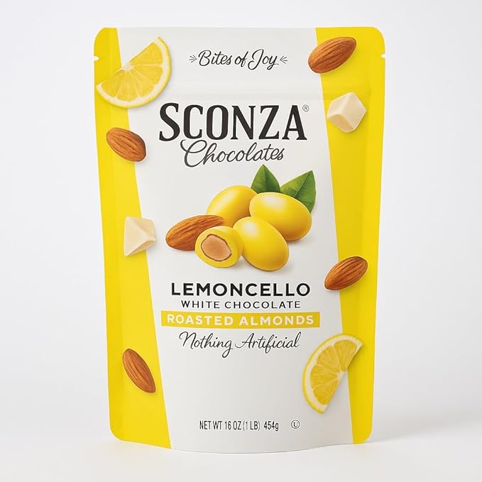 Sconza Lemoncello Almonds 16 oz.