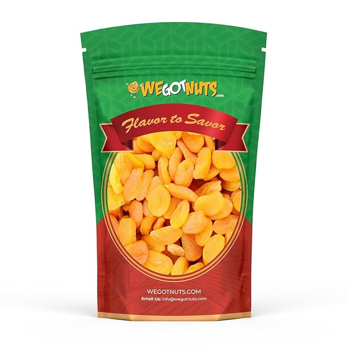 We Got Nuts Dried Tajikistan Apricots in Resalable Bag 3 Lbs