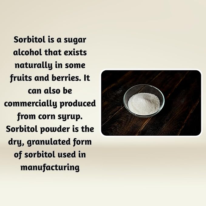 Sorbitol Powder 2lb by Essencea Pure Bulk Ingredients | Sugar-Free Sweetener | Sugar Substitute Low Calorie Sweetener | Gluten Free (32 Ounces) [Packing may vary]