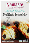Namaste Foods Gluten Free Muffin &amp Scone Mix -- 16 oz - 2 pc