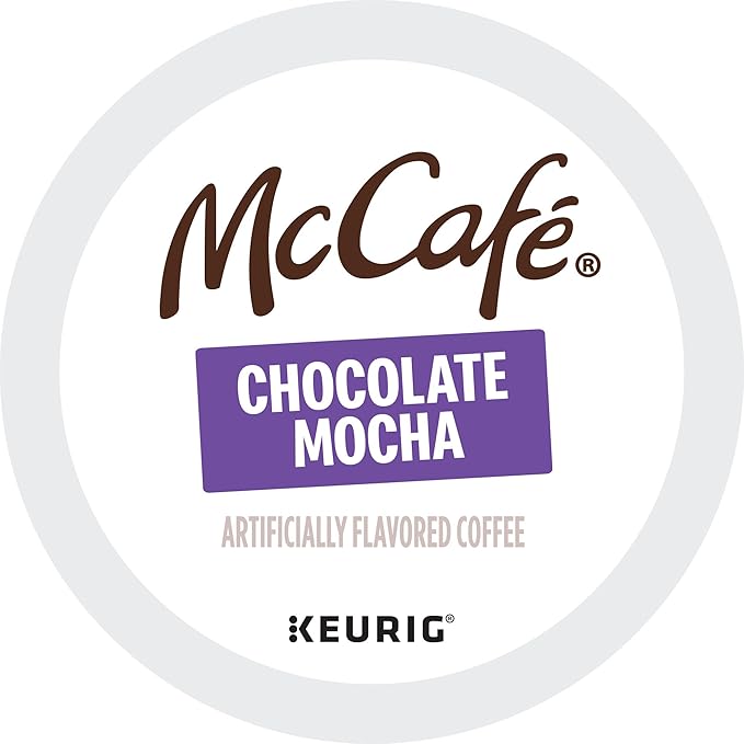 McCafe Chocolate Mocha Single Serve Coffee Keurig K-Cup Pods Flavored Coffee 60 Count (6 Packs of 10)