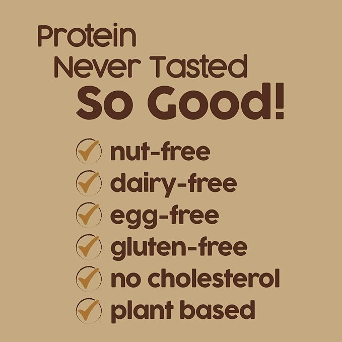 No Nuts! Chocolate Chip Protein Bars 100% Nut-Free &amp School-Safe | 12g Plant Protein Vegan Gluten-Free Non-GMO Organic Kosher | 12 Count