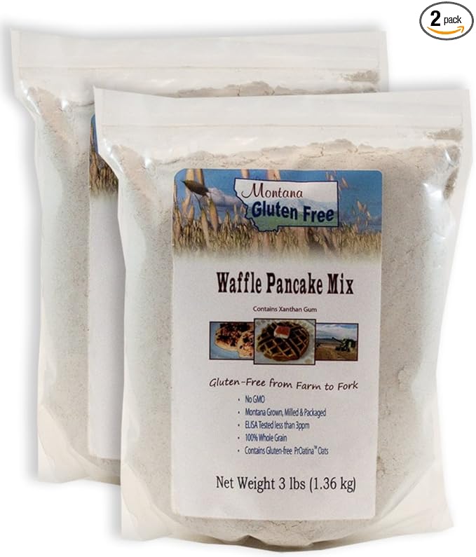 Gluten Free Waffle Pancake Mix ~ 2 Pack of 3 Pound Bags