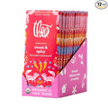Theo Chocolate Valentine's Day Sweet &amp Spicy | Cinnamon &amp Cayenne Organic Organic Dark Chocolate Bar 55% Limited Edition 12 Pack Vegan Fair Trade Non-GMO