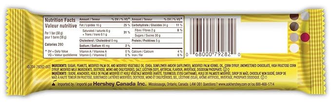 HERSHEY'S Oh Henry! Chocolatey Candy Bars 24Count ()