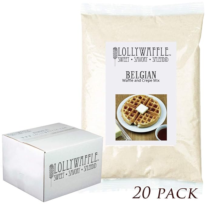 LollyWaffle® Waffle Mix 20 Lbs. (Banana/Crepe) Product Name