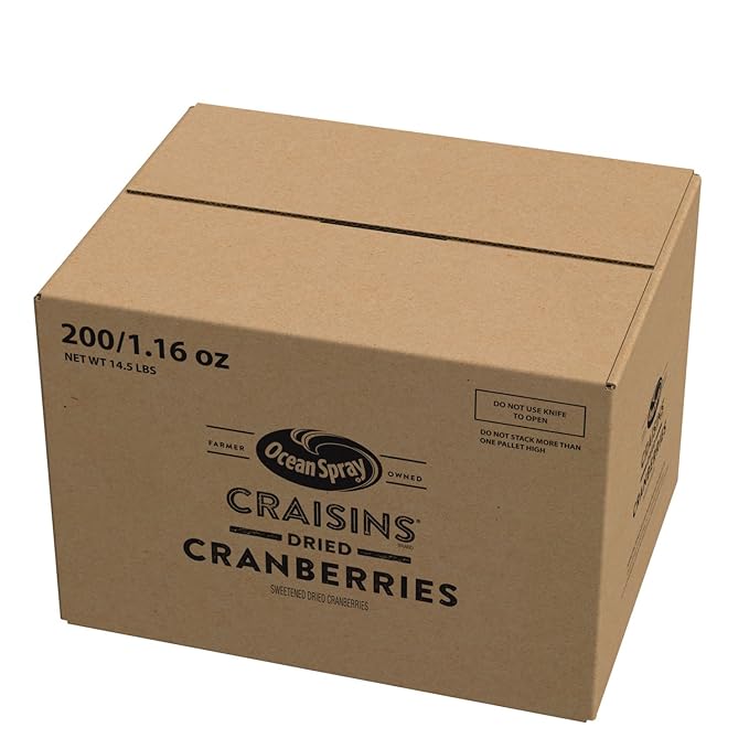 Ocean Spray Craisins Dried Cranberries Orange 1.16 Ounce (Pack of 200)