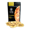 Garnishes &amp Dreams Dehydrated &amp Dried Banana Slices (8oz) – Natural Tropical Fruit for Smoothies Cocktails Mixology Baking &amp Healthy Snacking No Sugar Added Edible Dried Fruit