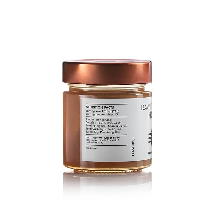 Laconic Foods | Vanilla Fir Honey | PDO Greek Honey | Rare Raw Honeydew from the Mountains of Greece | Non-Crystallizing | Woman-Owned | 315g