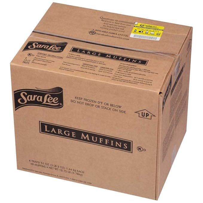 Chef Pierre Large Blueberry Muffin 4.25 Ounce -- 48 per case.