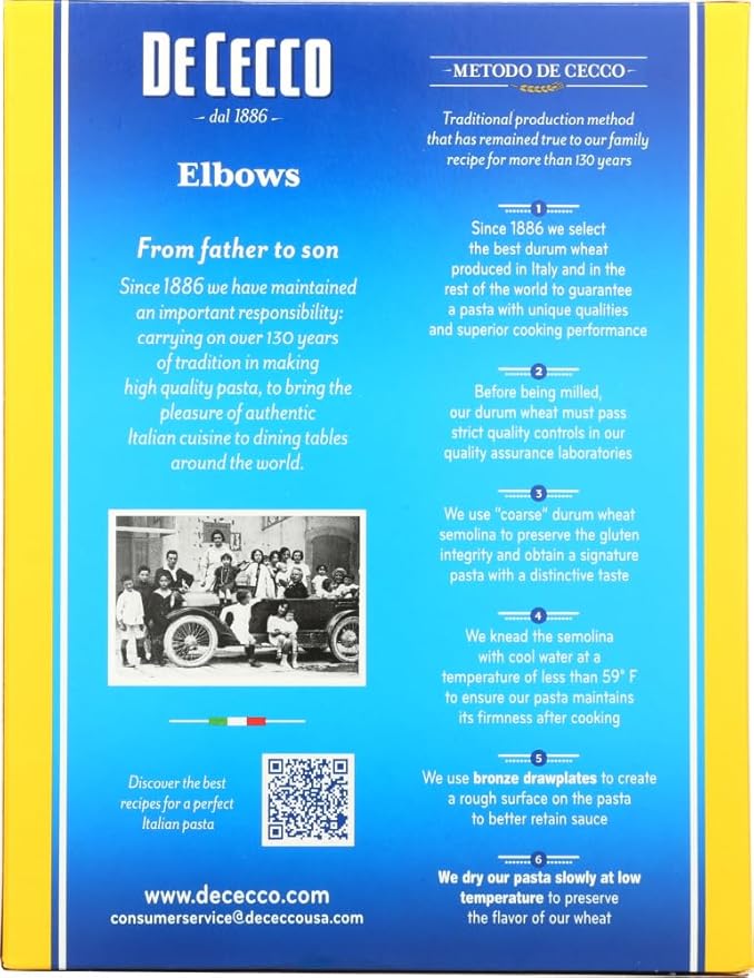 Elbows Pasta 16 Ounces (Case of 20)