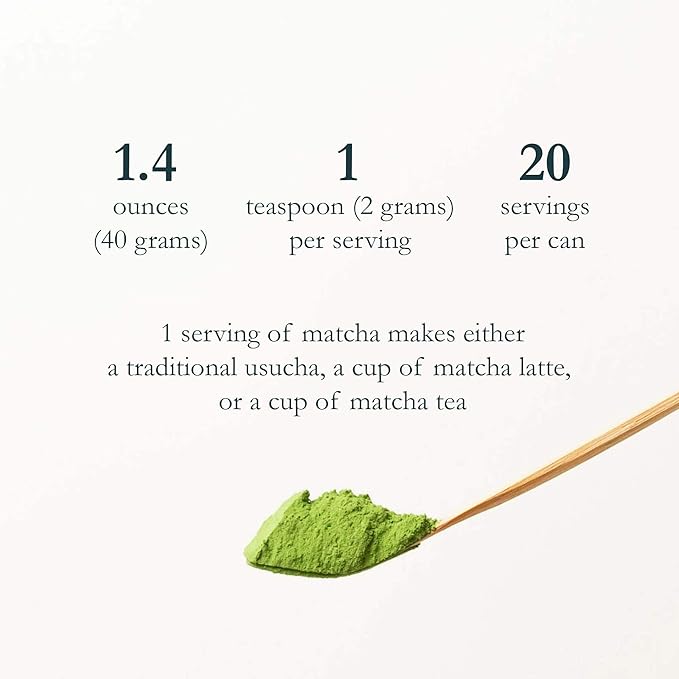 Naoki Matcha Organic Ceremonial First Spring Blend – Authentic Japanese First Harvest Ceremonial Grade Matcha Green Tea Powder from Kagoshima Japan (40g / 1.4oz)