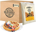 OldSoul Belgian Waffle Mix | Vanilla Flavour | 30 lbs | 168 Waffles | Soy &amp Nut free