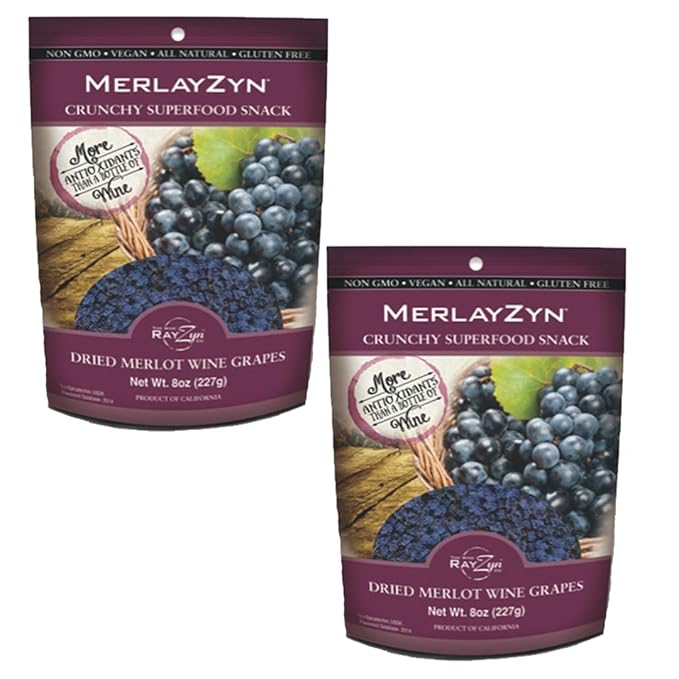 Wine RayZyn® MerlayZyn® Merlot Dried Wine Raisins® Bag 8 oz (Pack of 2)