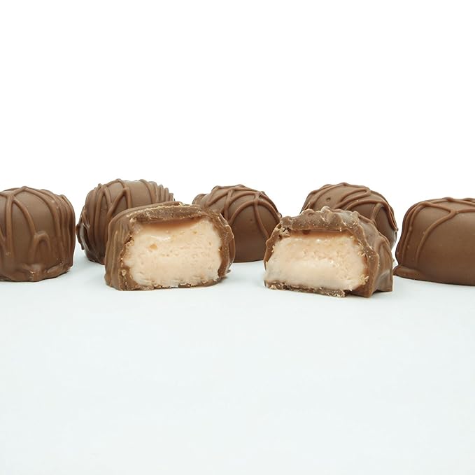 Philadelphia Candies Homemade Orange Creams Milk Chocolate 1 Pound Gift Box