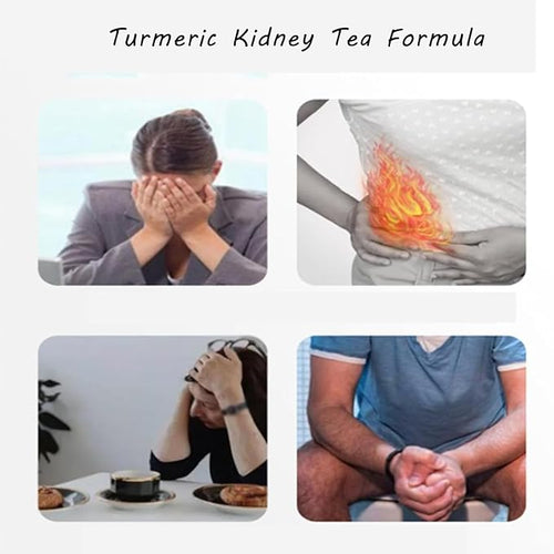 30bags Turmeric Kidney Tea Formula Ginseng Eight Treasures Turmeric Kidney Tea Formula Chinese Herbs for Men &amp Women (40bags)