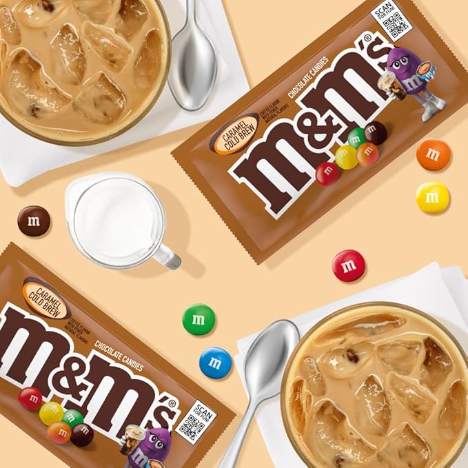 M&ampM'S CARAMEL COLD BREW SINGLES 1.41 OUNCES PER BAG 24 PER CARTON (TOTAL 33.84 (Pack of 2)