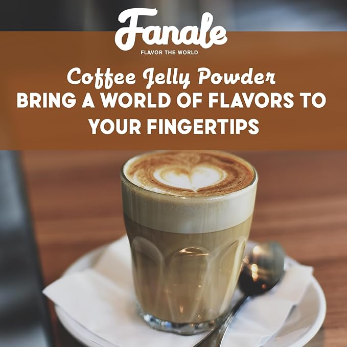 Fanale Premium Coffee Bubble Tea Flavoring Powder | Perfect for Baking Smoothies Desserts and Drinks | Instant Flavoring Powder for Boba Milk Tea - 2.2 Pounds (Pack of 1)