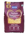 Keya Fusilli Pasta 1kg 100% Durum Wheat Pasta Vegetarian No MSG Low in Calories No Trans Fats Healthy Cooked in 10 Minutes