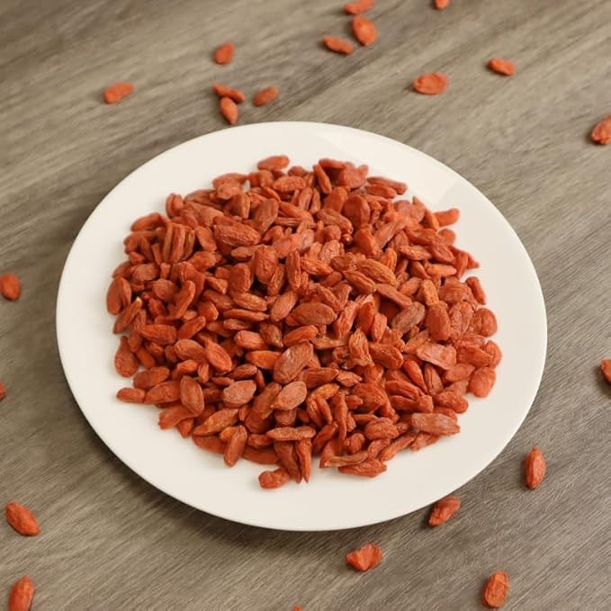 Royal Seafood USA Premium Antioxidant Goji Berries Healthy food For tea &amp soup Pack in USA 九龍堂 宁夏枸杞王 枸杞 泡茶 煮汤 养生 (16oz)