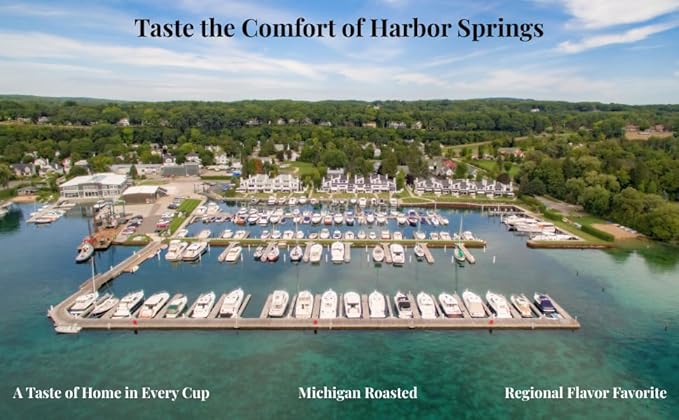 Sleepy Bear Coffee Pods Medium Roast Arabica Rich Flavor Michigan-Made Smooth &amp Sweet No Sugar Added 30ct Pods Compatible with Single-Serve Brewers (Harbor Springs Hazelnut)
