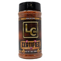 LC BBQ Certified Pork and Chicken Dry Rub – 14oz Shaker | Award-Winning Sweet &amp Savory BBQ Seasoning | Professional Competition Grade Rub for Ribs Pulled Pork Wings &amp Seafood | Gluten-Free