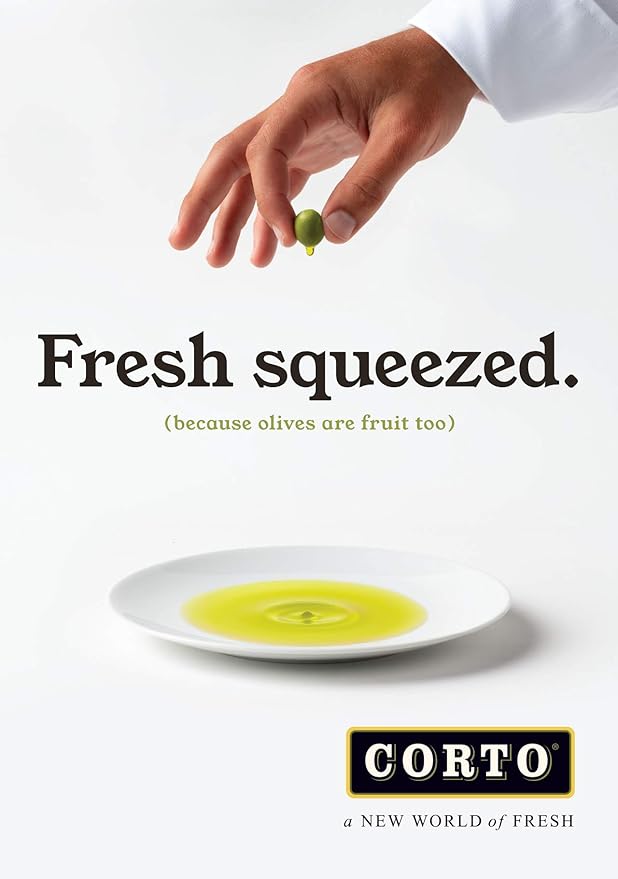 Corto TRULY® | 100% Extra Virgin Olive Oil | Floral Notes | Cold Extracted in State-of-the-Art Mill | Straight from Official Corto Olive Groves &amp Oil Producer | 500 mL