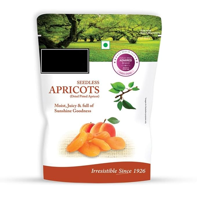 Generic Premium Turkish Apricots Gluten Free Vegan Sun Dried Apricots | Add in your Healthy Recipes - 200 gm