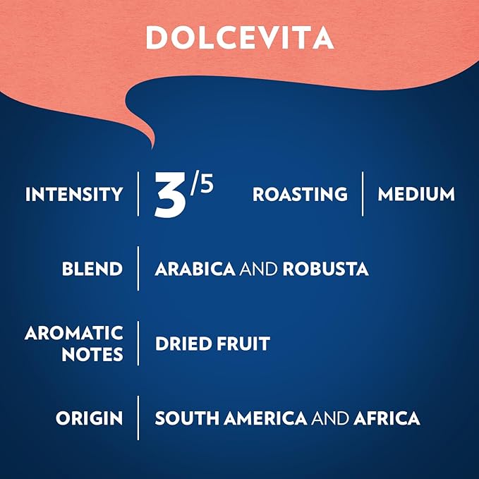 Lavazza Dolcevita Classico Ground Coffee 6 Bags of 12oz Medium Roast Rich and Full-bodied Intensity 3/5 Arabica and Robusta Ideal for Drip Brewers (Pack of 6) - Package May Vary