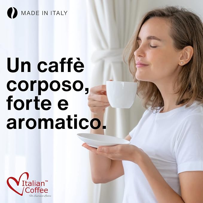 ITALIAN COFFEE Espresso pods compatible with Nespresso Original machines Aluminum Organic capsules (The Mondrian aluminum 100 count (Pack of 1))